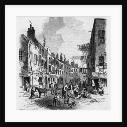 Church Lane, St Giles's, c.1840 by English School