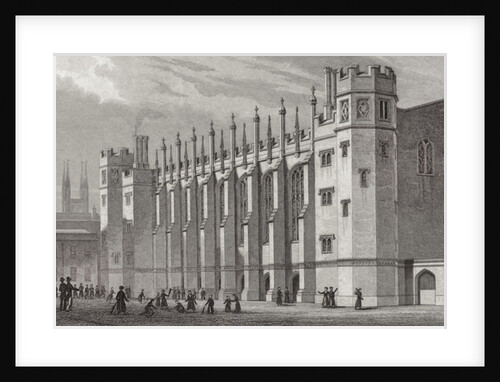The New Hall, Christ's Hospital, 1828 by Thomas Hosmer (after) Shepherd