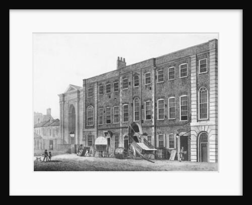 South View of the Theatre Royal in Portugal Street, Lincoln's Inn Fields, 1811 by Thomas Hosmer (after) Shepherd