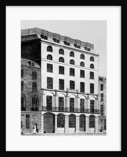 A View of the Commercial Hotel, 1802 by English School