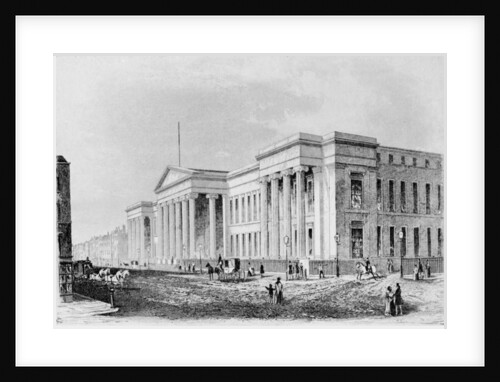 View of the new post office on St Martin-le-Grand, 1842 by English School