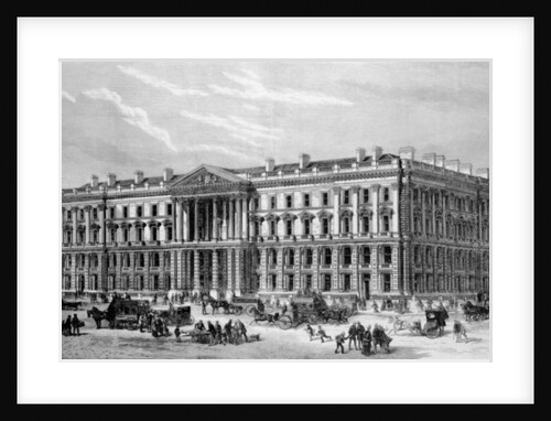 Proposed new buildings of the General Post Office in St Martin-le-Grand, 1870 by English School