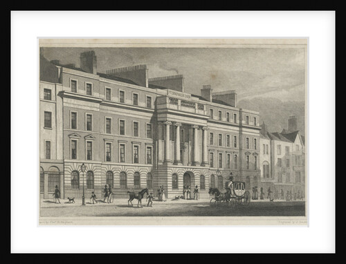 Furnivals Inn Holborn, 1825 by Thomas Hosmer (after) Shepherd