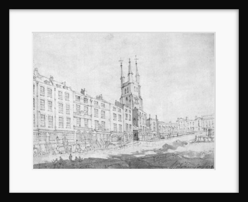 View of Snow Hill undergoing improvements, 1803 by William Capon