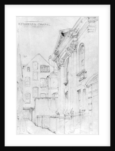 Ebenezer Chapel, Bartlett's Passage, c.1890 by J. Appleton