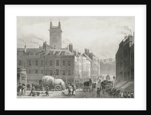 Holborn Bridge, 1831 by Thomas Hosmer Shepherd
