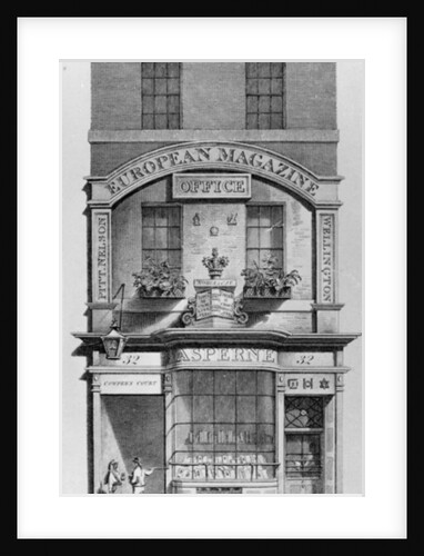 The Bible, Crown and Constitution, Cornhill, London by English School