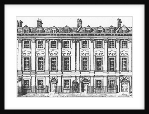 Houses Great Queen Street, 1817 by George the Elder Scharf