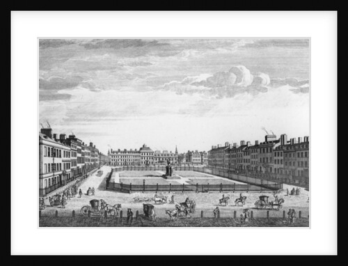 View of Leiceter Square London, 1753 by John Bowles