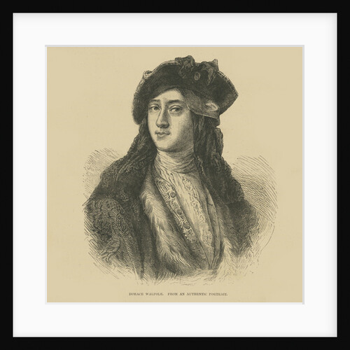 Horatio Walpole from an authentic portrait by English School