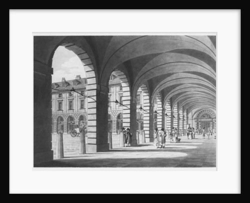 Piazza, Covent Garden, 1796 by Thomas Malton Jnr.