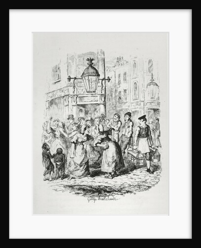 Seven Dials, c.1836 by George Cruikshank