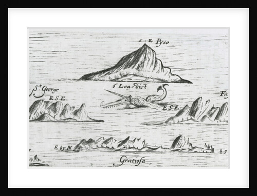 Islands of the Azores, c.1597 by English School