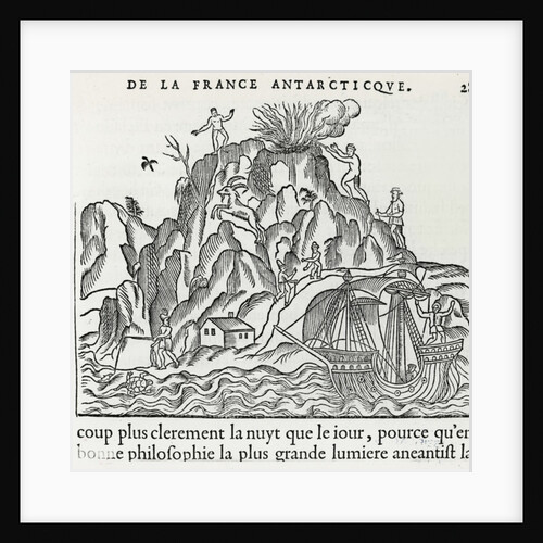 Volcano, 1558 by French School
