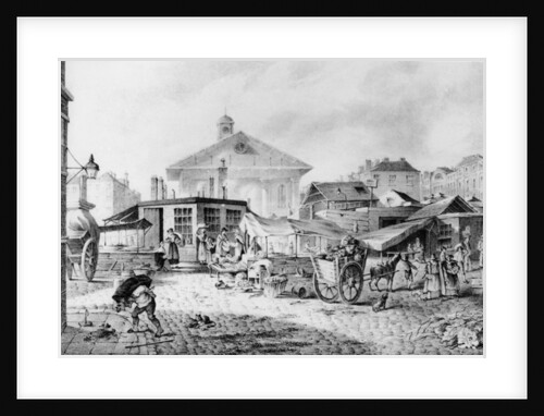 Covent Garden market, 1824 by David Barber