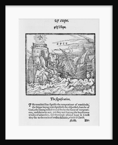 Of hope, 1569 by English School