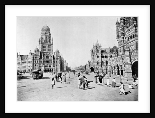 Municipal Offices and Victoria Terminus Bombay, c.1910 by Anonymous