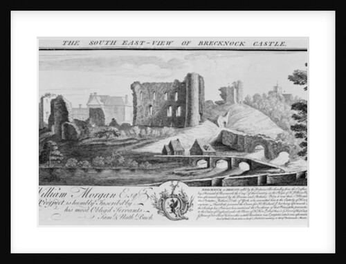 The South-East View of Brecknock Castle, 1741 by Nathaniel and Samuel (1696-1779) Buck