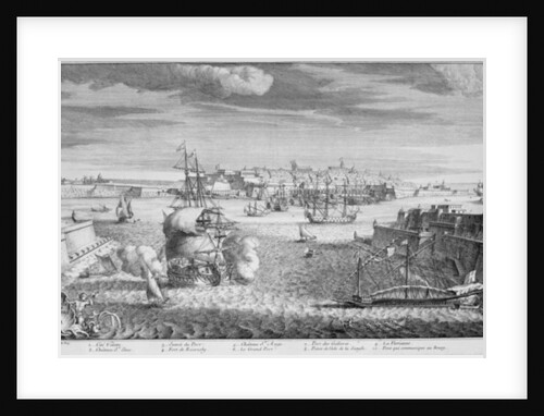 View of the City of Valetta, Port of Malta, c.1736 by French School