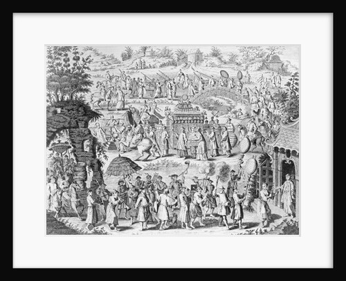 Procession of a bride going home to her husband by School Chinese