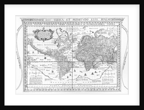 Nova Totius Terrarum Orbis Geographica Ac Hydrographica Tabula, 1642 by Dutch School