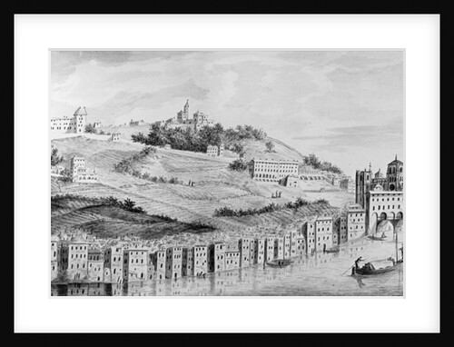 A view of the port of the city of Lyons from the Rhone, 1870 by English School