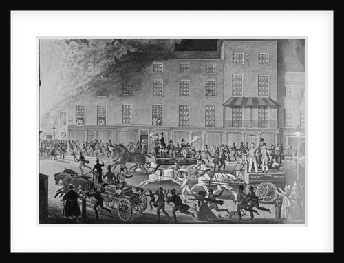 London Fire Engines, the Noble Protectors of Lives and Property by James Pollard (after)