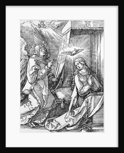 The Annunciation from the 'Small Passion' series, 1511 by Albrecht Dürer or Duerer