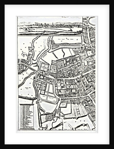 Loggan's map of Oxford, Eastern Sheet by David Loggan