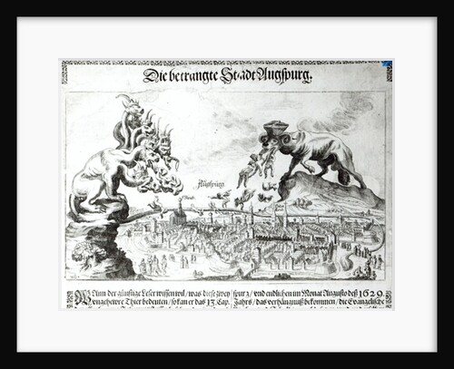 The City of Augsburg forced to accept Catholic Domination in 1629 by German School