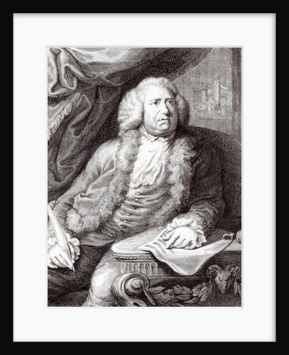 William Boyce, composer and master of the orchestra to King George III, frontispiece engraved by John Keyse Sherwin, 1788 by Anonymous