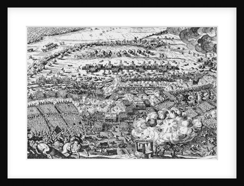 The Swedish victory at the Battle of Lutzen, 1632 by Swedish School
