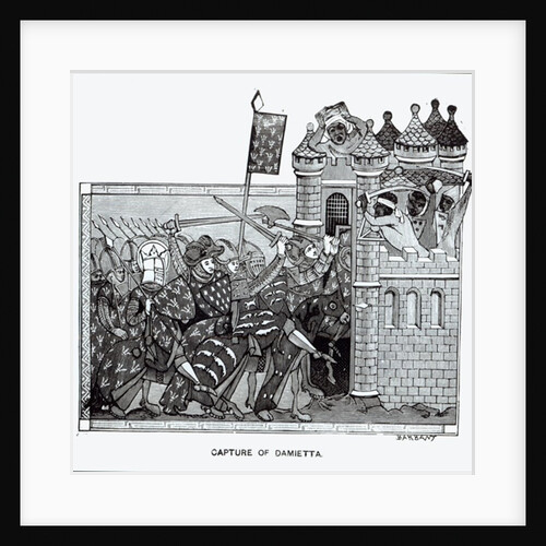 The Capture of Damietta in 1249 by School French