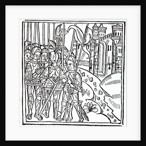 Crusaders, printed by Wynkyn de Worde by English School