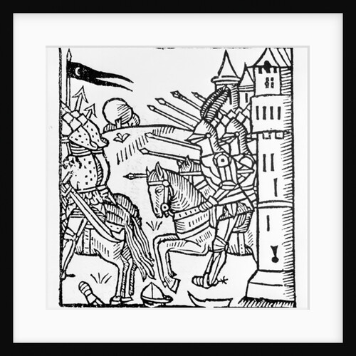 Crusading knights ride out to do Battle by School English