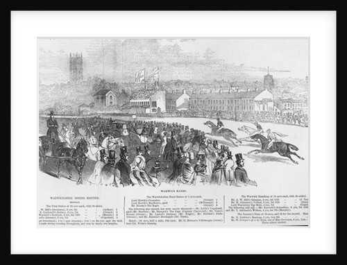 Warwick Races by English School