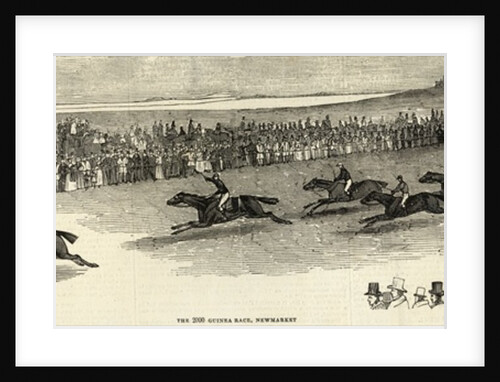 The 2000 Guinea Race, Newmarket by English School