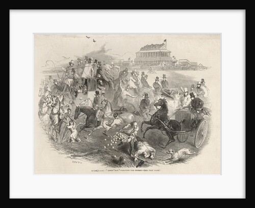 Epsom Races, 'Derby Day': Leaving the Course by English School