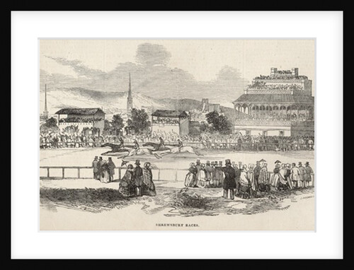 Shrewsbury Races by English School