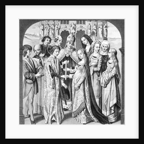 The Marriage of Henry VI and Margaret of Anjou by English School