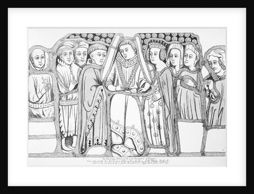 The Marriage of Henry VI and Margaret of Anjou, pub. by J. Carter Hamilton, 1793 by English School
