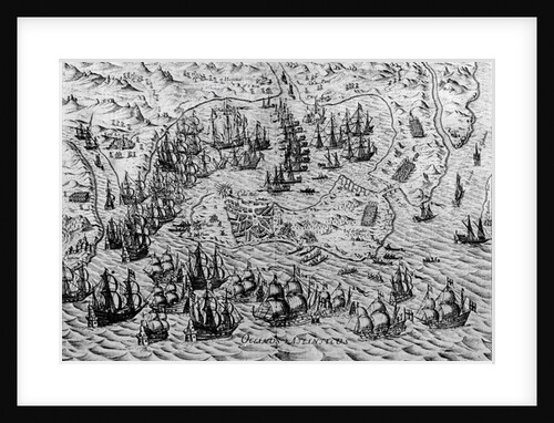 The Capture of Cadiz, 21 June 1596 by English School