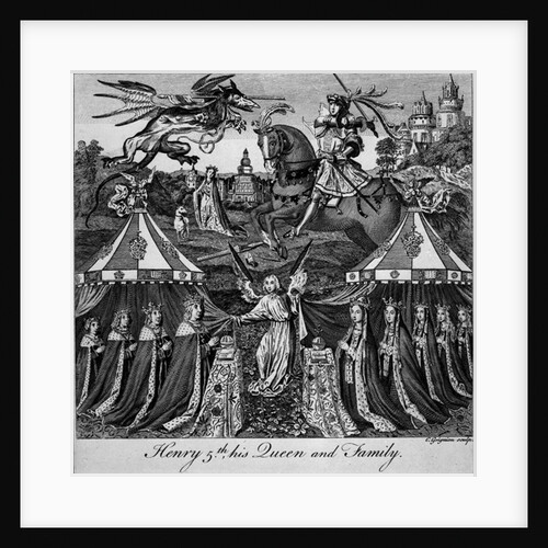 Henry 5th, his Queen and Family by Charles Grignion