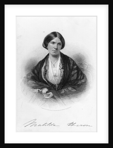 Matilda Heron by School American