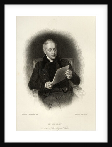 Mr. Murray, publisher of Lord Byron's works by English School
