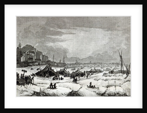Fair held on the Thames between January 31st and February 5th, 1814 by English School
