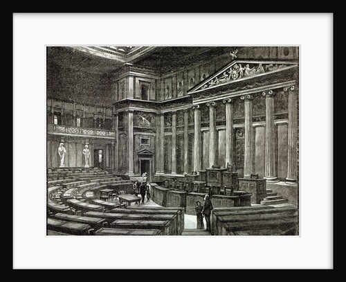 Interior of Houses of Parliament, Vienna by English School