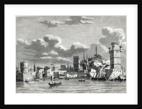 General View of the City of Rhodes by English School