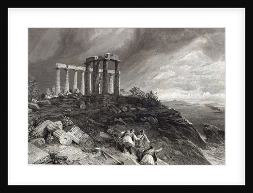 Temple of Minerva Sunium by William 'Crimea' Simpson