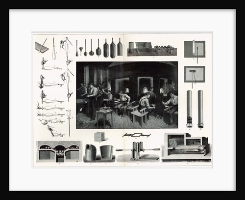 Glass manufacture by English School